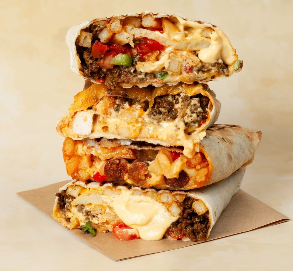 Imbiss Tal French Tacos mit cremiger Füllung
